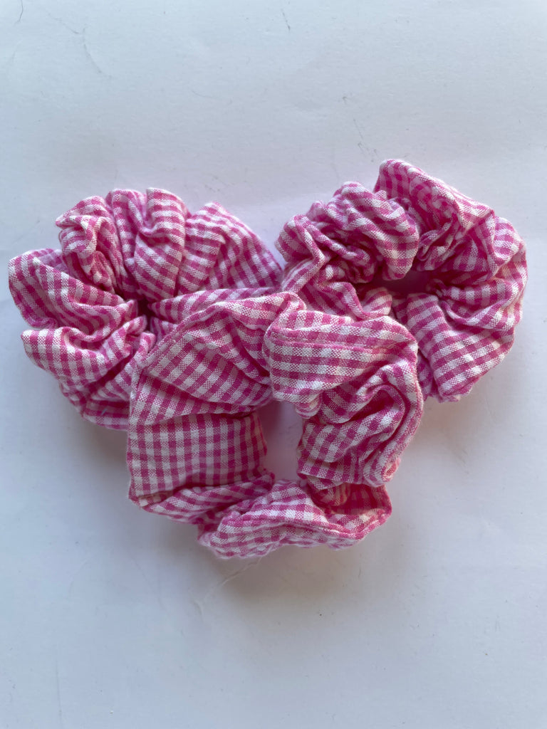 Cerise Gingham (Seersucker)