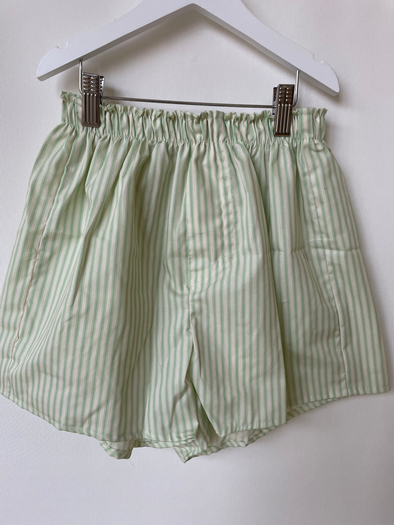Mint Green Ticking Stripe