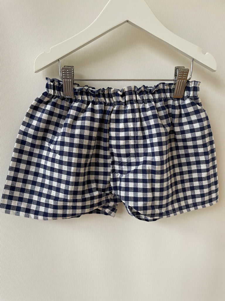 Navy Gingham