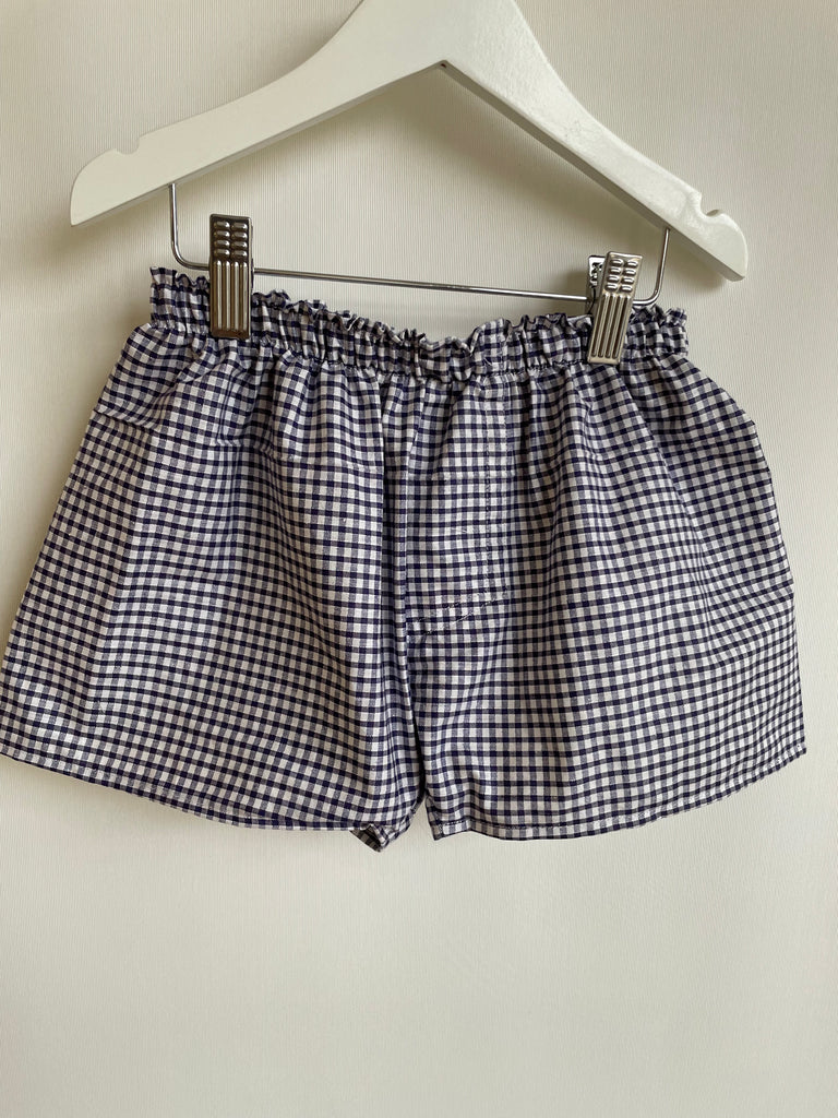 Navy Mini Gingham