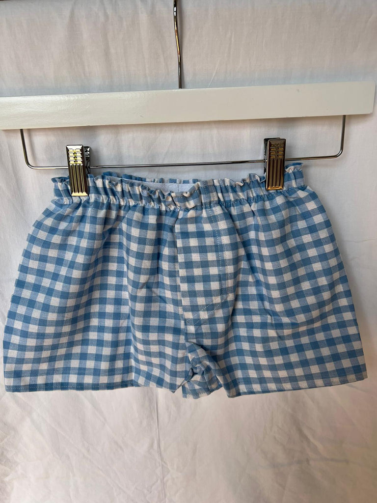 Pale Blue Gingham