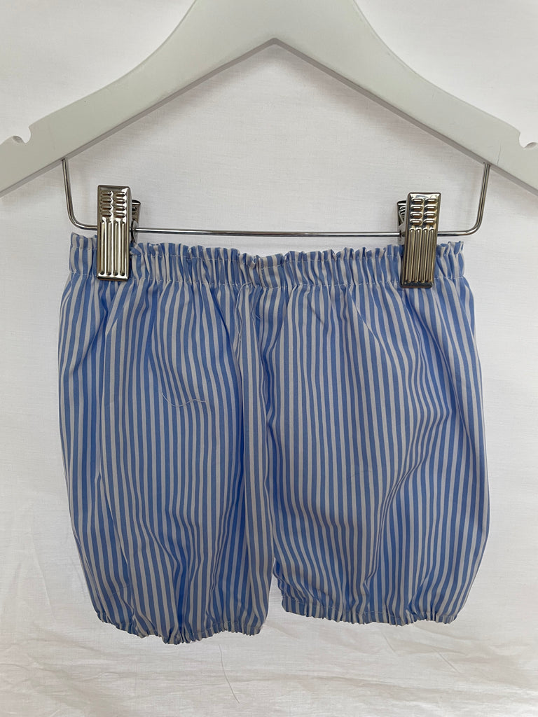 Pale Blue & White Stripe