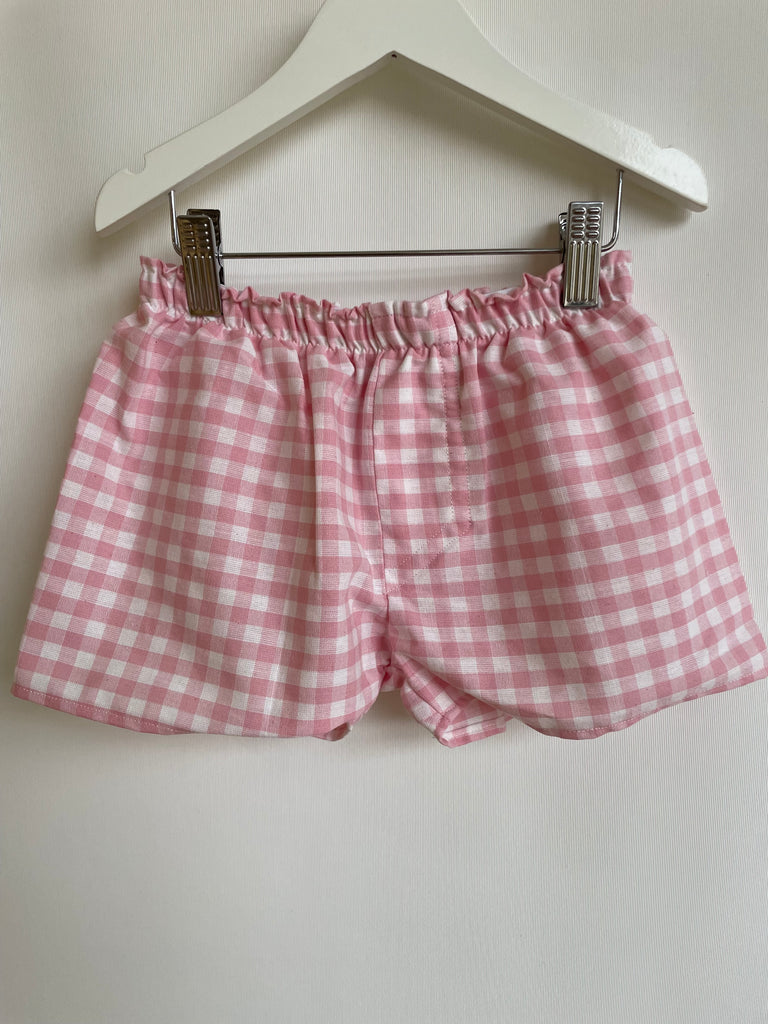 Pale Pink Gingham