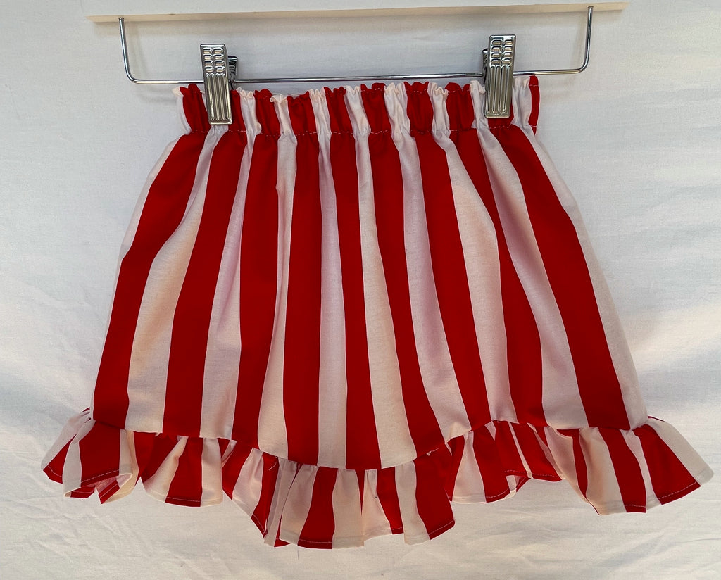 Red & White Thick Stripe