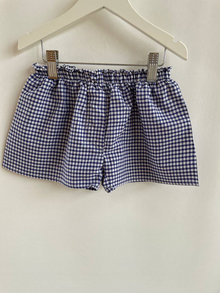 Royal Blue Mini Gingham