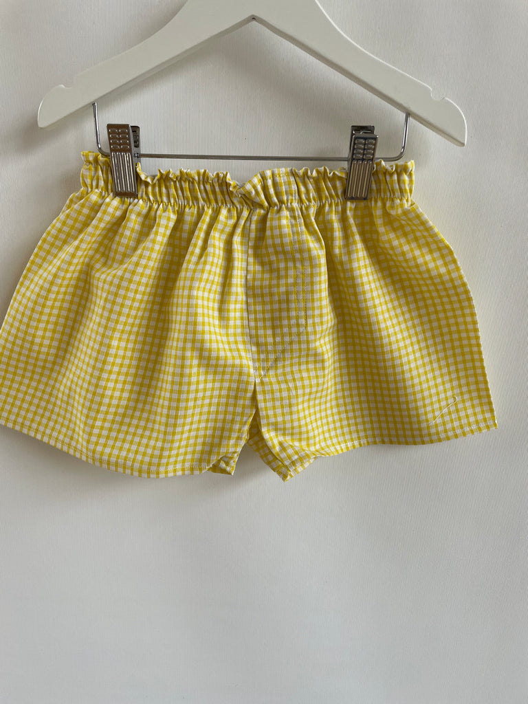 Yellow Mini Gingham